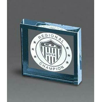 Square Paperweight - Blue