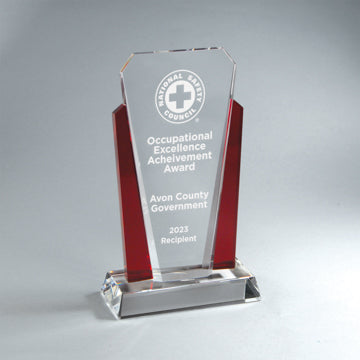 Bethesda Crystal Award - Ruby