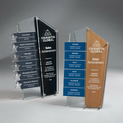 Interlocking Bent Award - Alder Wood